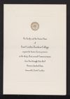 Invitation to Commencement Exercises 1940